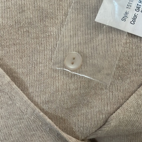 NWT Designers Originals “Oat Heather” colored cardigan. Size 1X - Picture 5 of 9